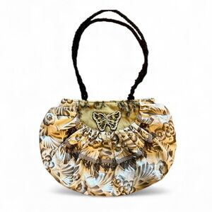 Floral Butterfly Embellished Women's purse